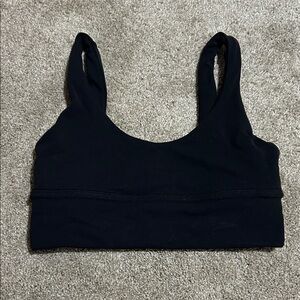 Lululemon Women's Black Sports Bra